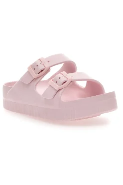 Ciabatte rosa con doppia fibbia in gomma 2T2L HM07