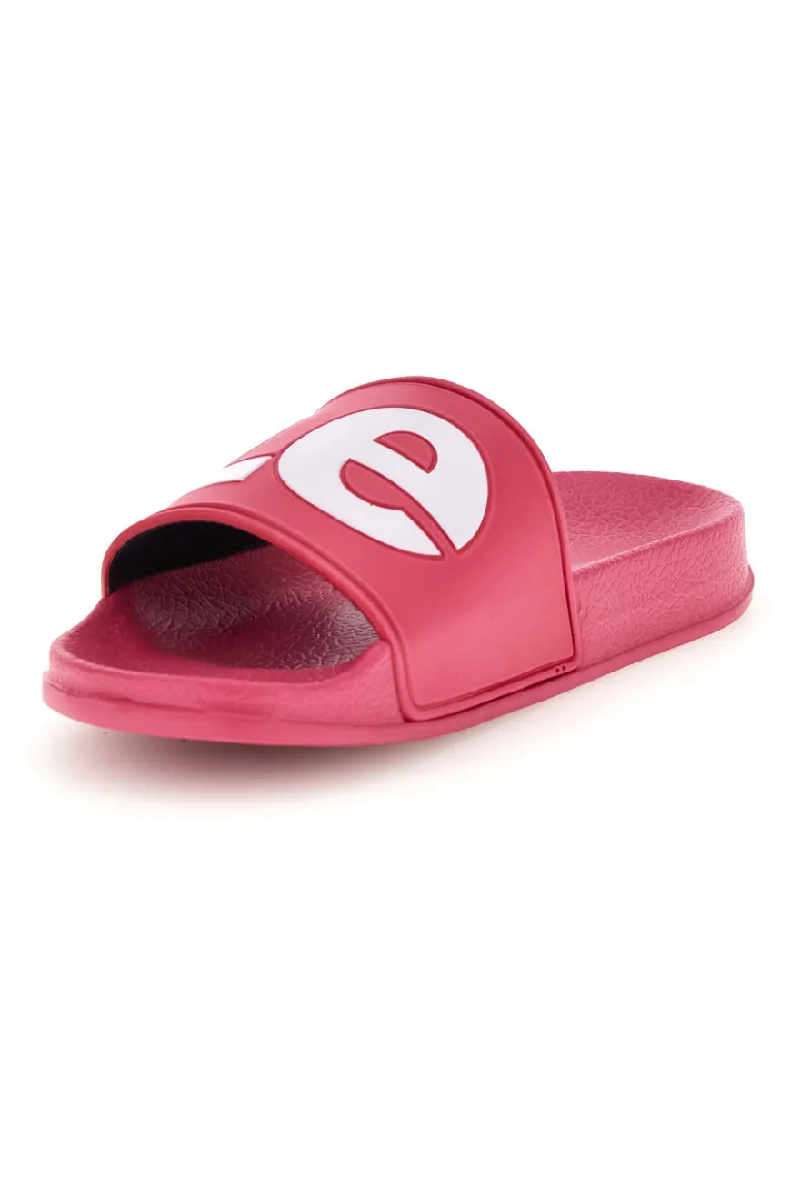 Ciabatte rosa con fascia logo Levi's VPOL0240S