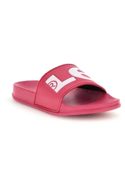 Ciabatte rosa con fascia logo Levi's VPOL0240S