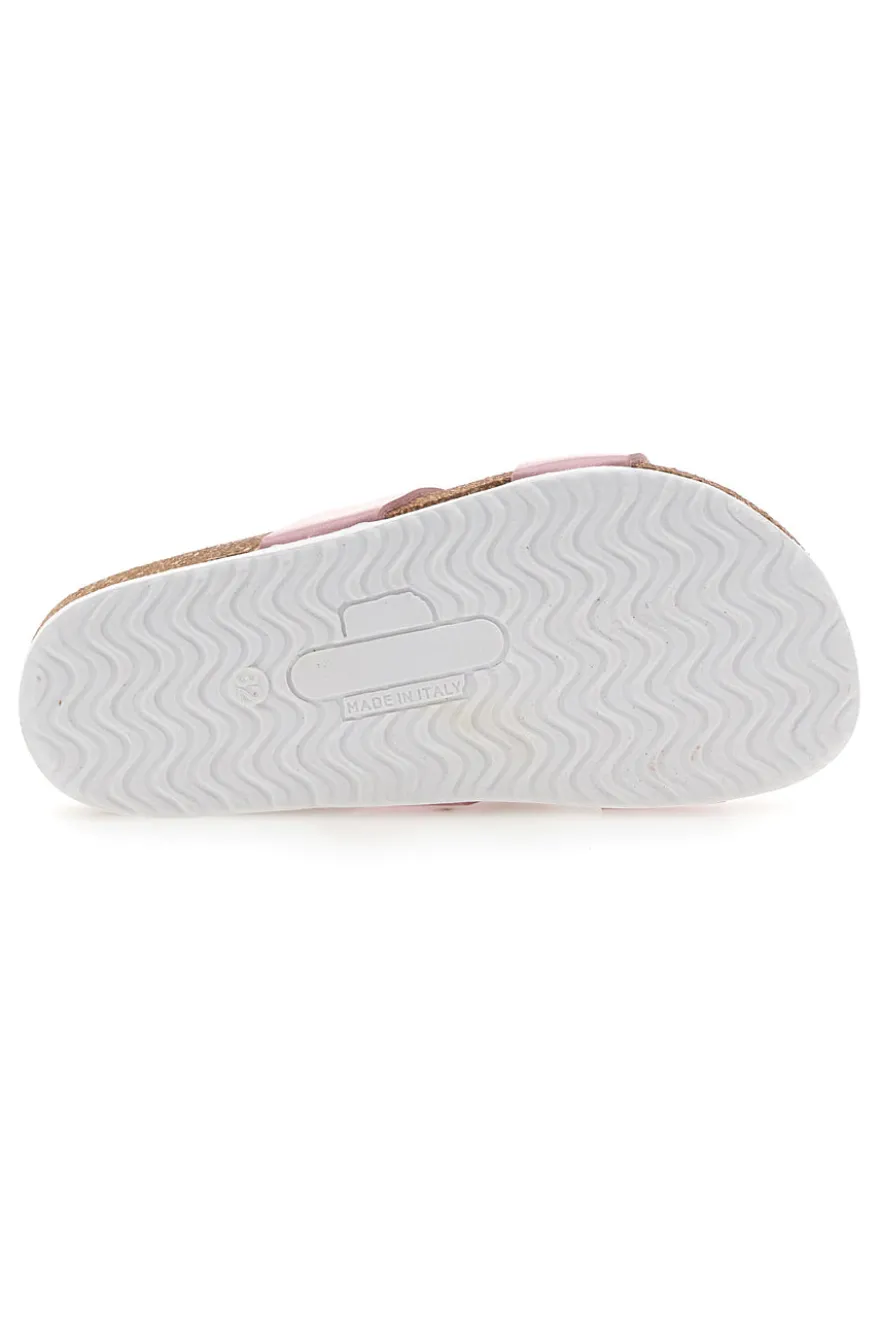 Ciabatte rosa con fascia e sottopiede anatomico PITTARELLO BIO 257A800SR