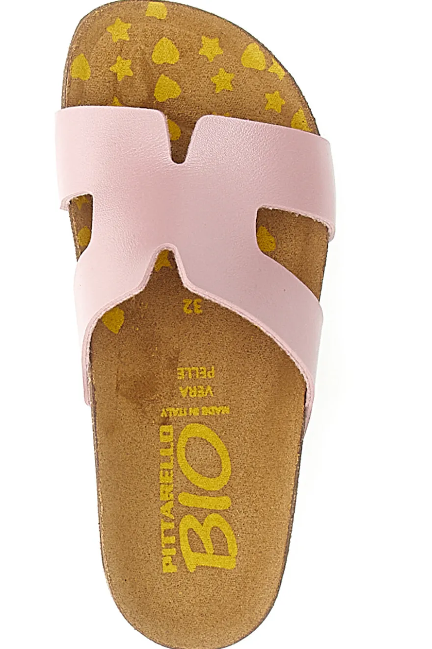 Ciabatte rosa con fascia e sottopiede anatomico PITTARELLO BIO 257A800SR