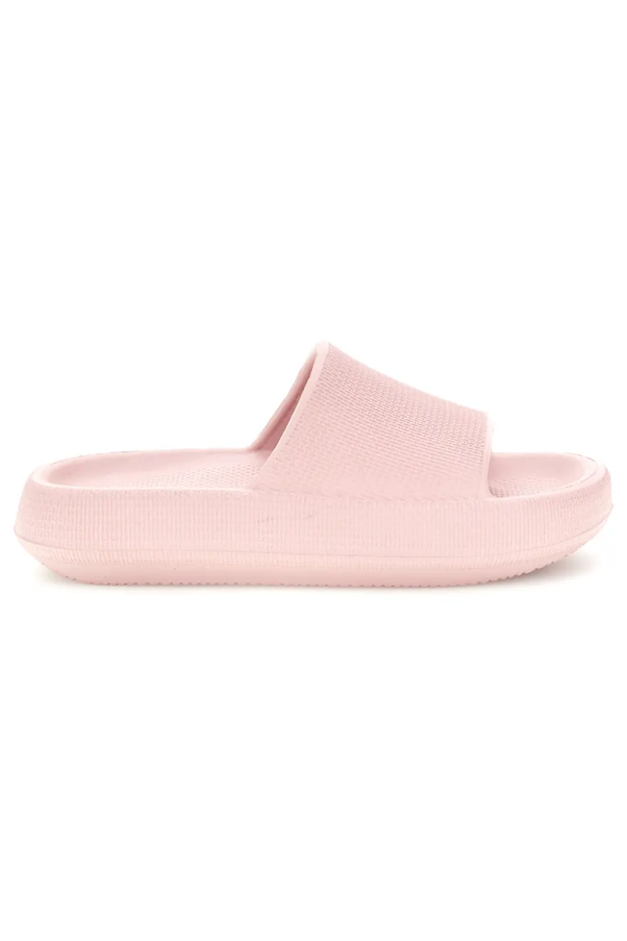 Ciabatte rosa con fascia 2t2l JLY01