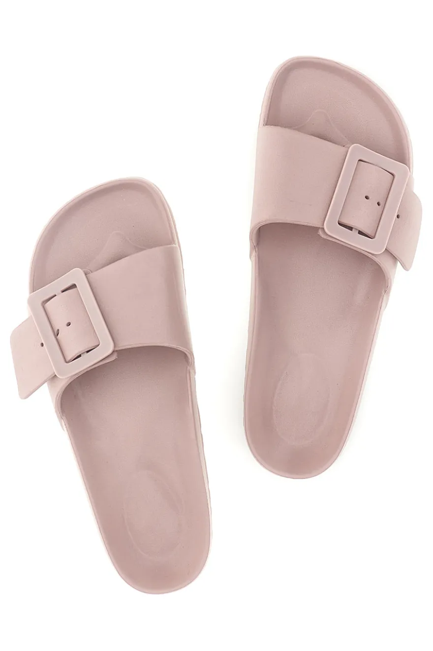 Ciabatte rosa con fibbia 2t2l 931