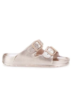 Ciabatte rosa con fibbie plantare preformato 2T2L 726