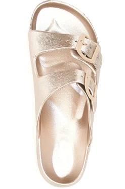 Ciabatte rosa con fibbie plantare preformato 2T2L 726