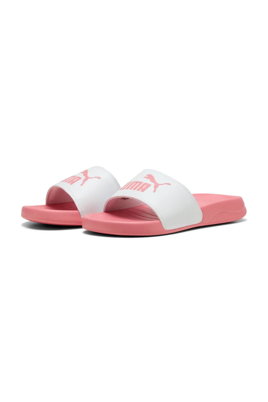 Ciabatte rosa con logo a contrasto Puma Popcat 20 Jr