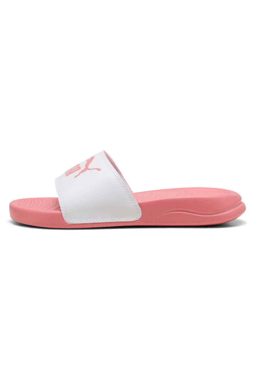 Ciabatte rosa con logo a contrasto Puma Popcat 20 Jr
