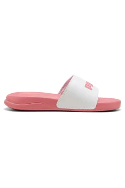Ciabatte rosa con logo a contrasto Puma Popcat 20 Jr