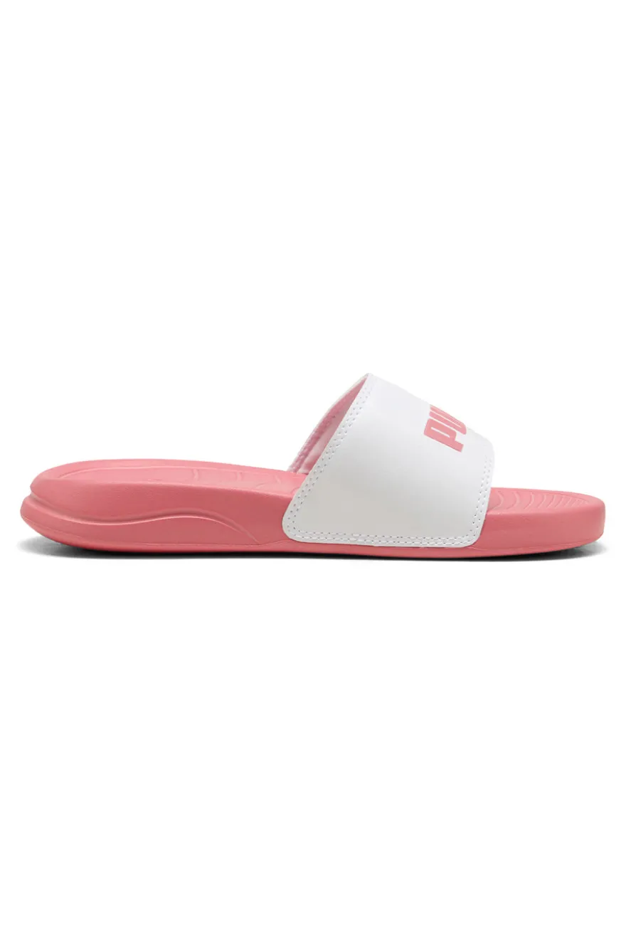 Ciabatte rosa con logo a contrasto Puma Popcat 20 Jr