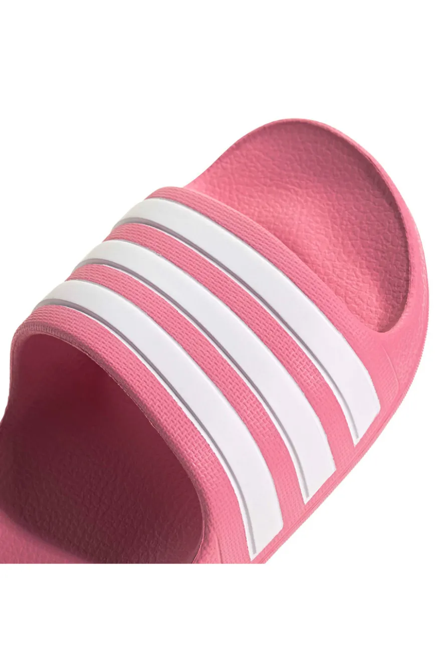 Ciabatte rosa con strisce Adidas Adilette Aqua K