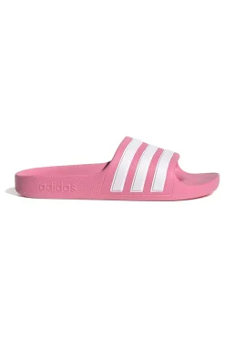 Ciabatte rosa con strisce Adidas Adilette Aqua K