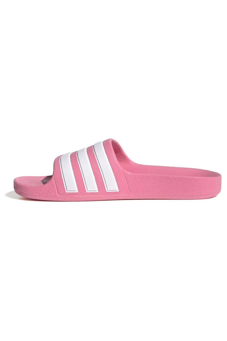 Ciabatte rosa con strisce Adidas Adilette Aqua K