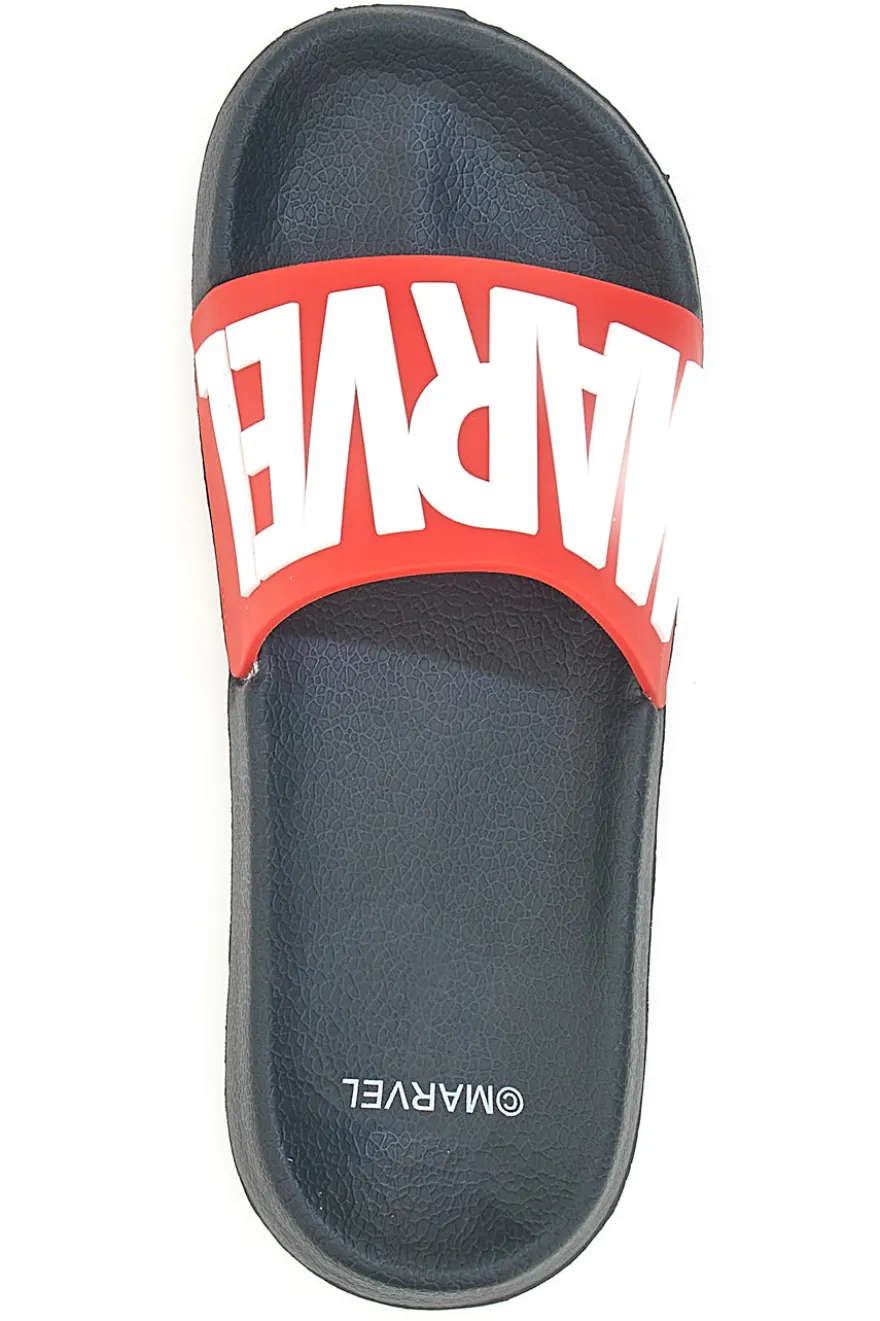 Ciabatte rosse e nere con logo MARVEL AVENGERS R1010220S