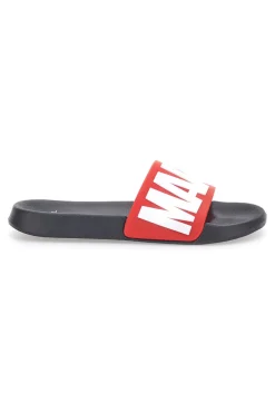 Ciabatte rosse e nere con logo MARVEL AVENGERS R1010220S