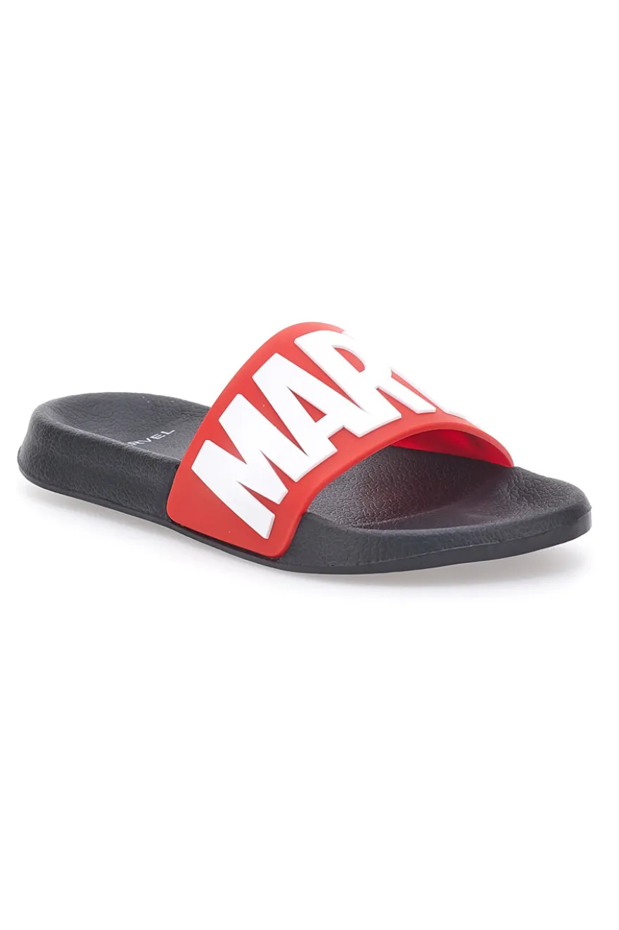 Ciabatte rosse e nere con logo MARVEL AVENGERS R1010220S
