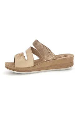 Ciabatte Sabbia con sottopiede in pelle Inblu 62 FC