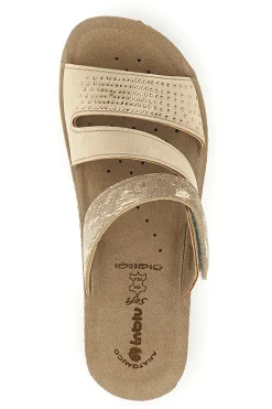 Ciabatte Sabbia con sottopiede in pelle Inblu 62 FC