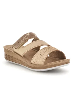 Ciabatte Sabbia con sottopiede in pelle Inblu 62 FC