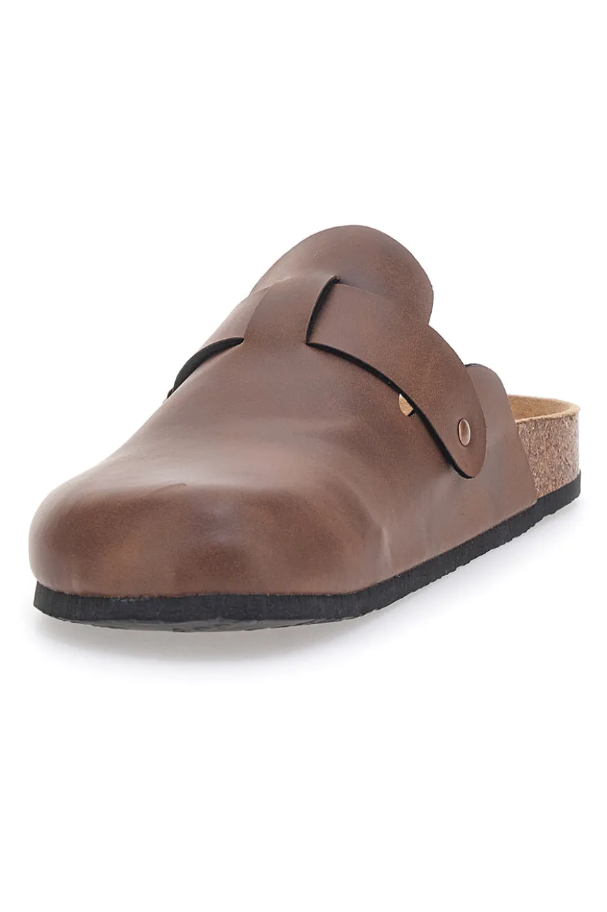 Ciabatte Sabot Marroni Con Plantare Preformato Goodyear GY42030