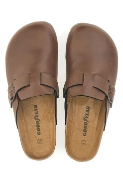 Ciabatte Sabot Marroni Con Plantare Preformato Goodyear GY42030