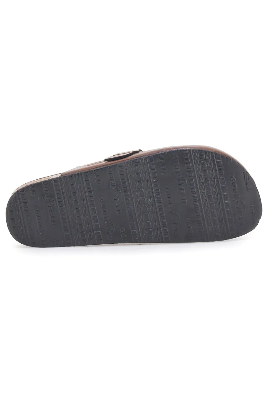 Ciabatte Sabot Marroni Con Plantare Preformato Goodyear GY42030