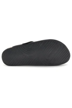 Ciabatte Sabot nere con fibbia regolabile Superga S11U700