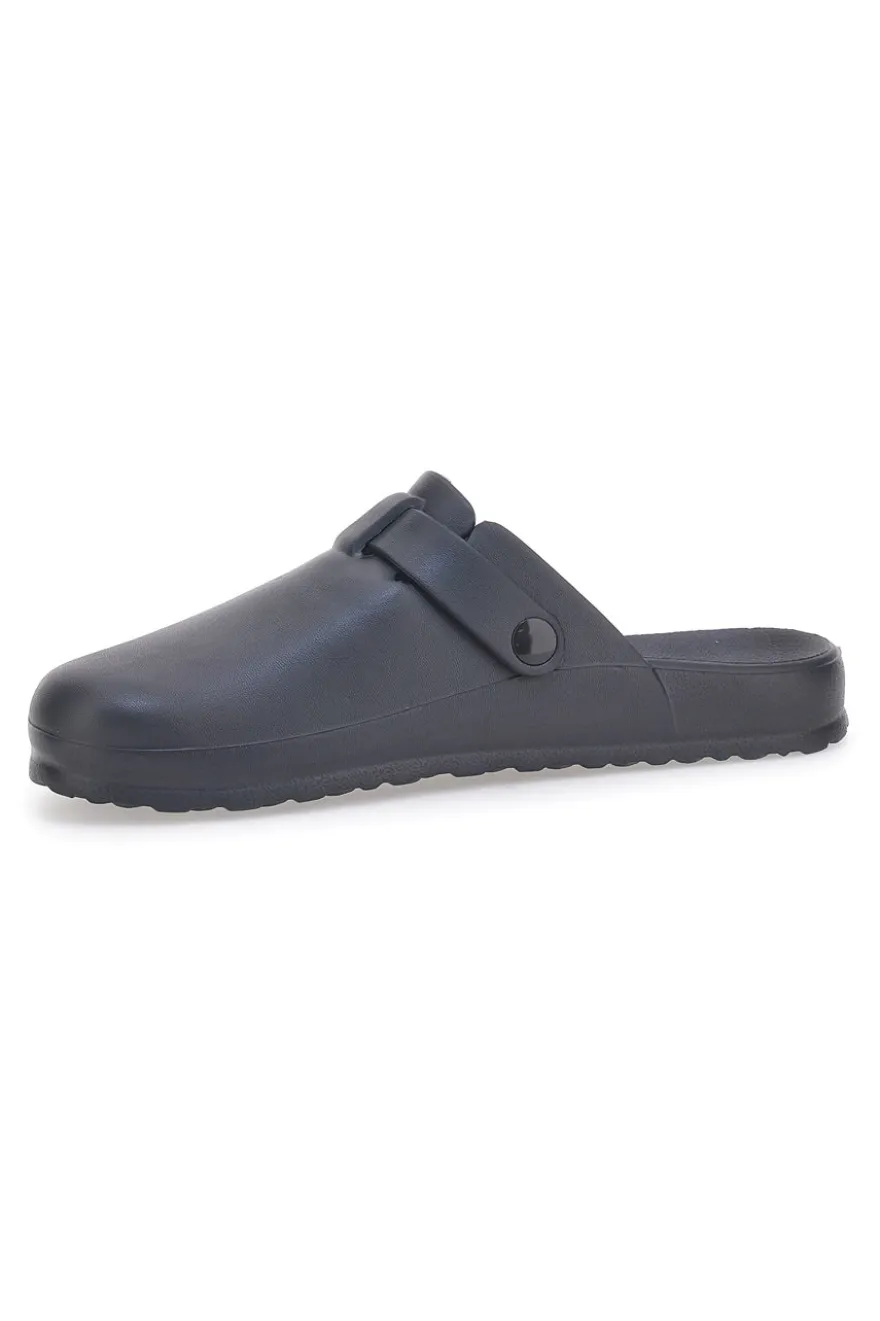 Ciabatte Sabot nere con fibbia EVERLAST EV084