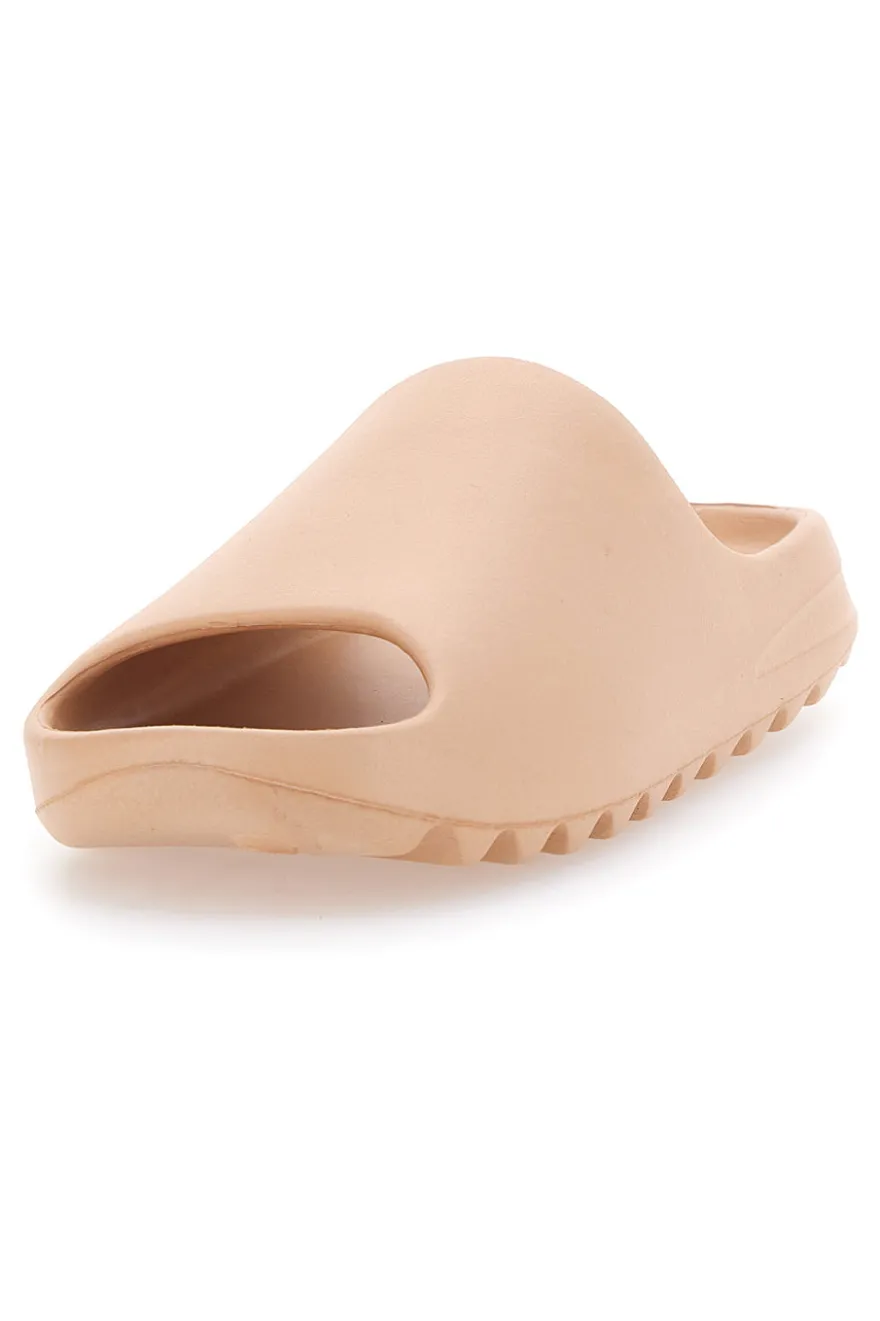 Ciabatte Slide in Gomma Beige Coveri World 46