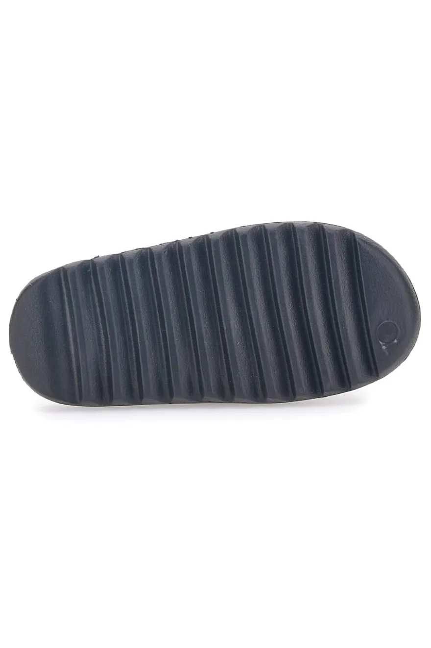 Ciabatte Slide in Gomma Nere Coveri World 46