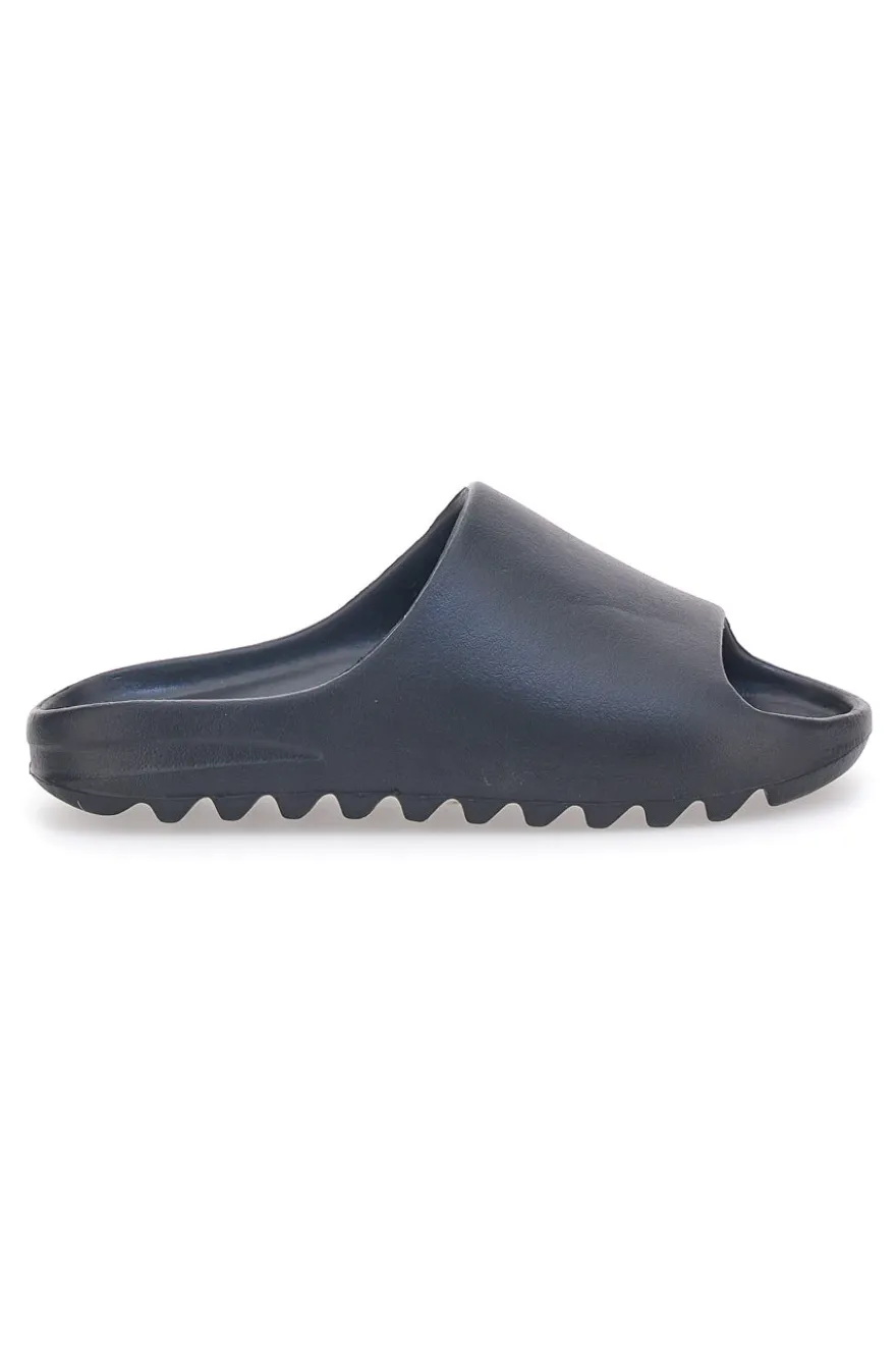 Ciabatte Slide in Gomma Nere Coveri World 46