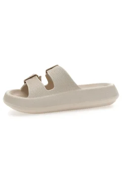 Ciabatte Slide Off White Con Fibbie 2t2l 02