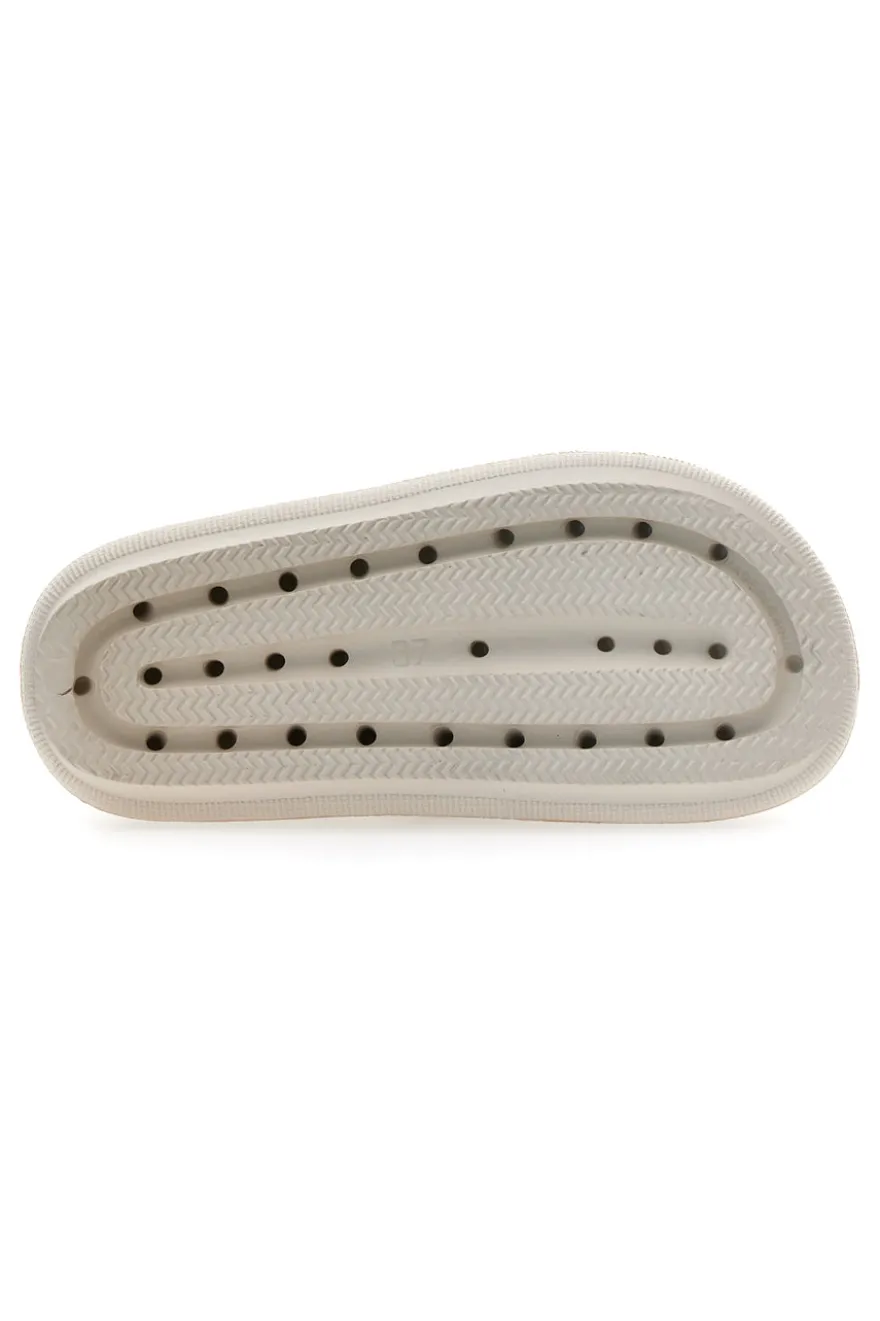 Ciabatte Slide Off White Con Fibbie 2t2l 02