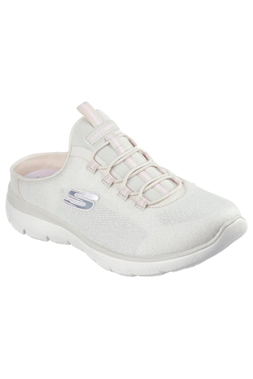 Ciabatte sportive Natural in mesh traspirante con memory foam Skechers Summits Simply Sweet