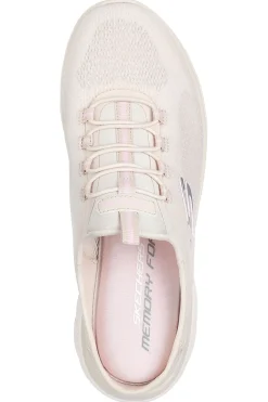 Ciabatte sportive Natural in mesh traspirante con memory foam Skechers Summits Simply Sweet