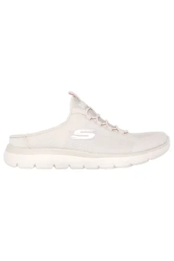 Ciabatte sportive Natural in mesh traspirante con memory foam Skechers Summits Simply Sweet