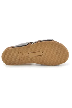 Ciabatte testa di moro con dettagli animalier e oro glitterato Pittarello Eco 293A410SR
