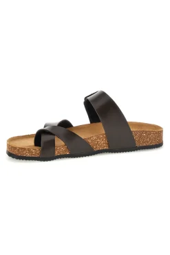 Ciabatte testa di moro con fibbia Pittarello tierra 335A311SR