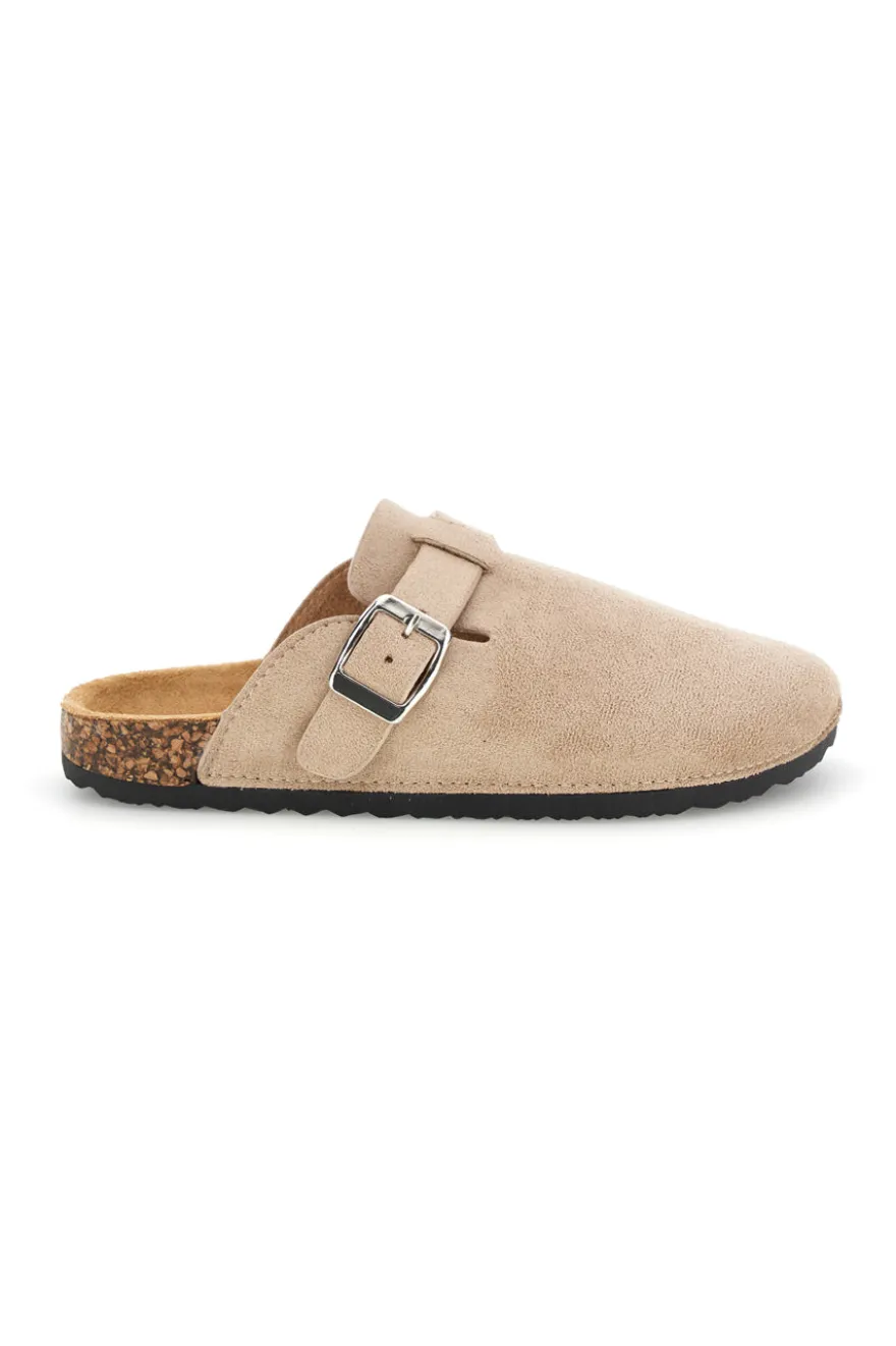 Ciabatte Tortora con Fibbia Animalier Pitt kids 14617