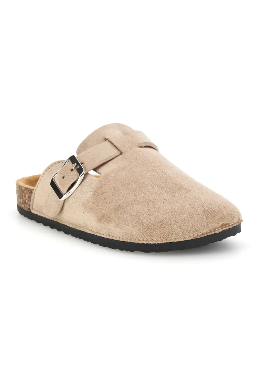 Ciabatte Tortora con Fibbia Animalier Pitt kids 14617