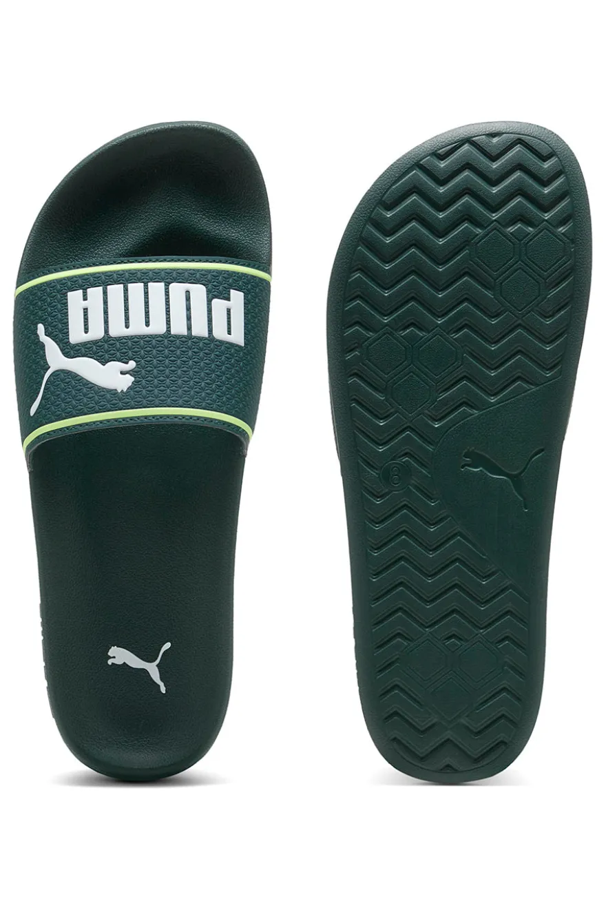 Ciabatte verde scuro con fascia imbottita Puma Leadcat 2.0