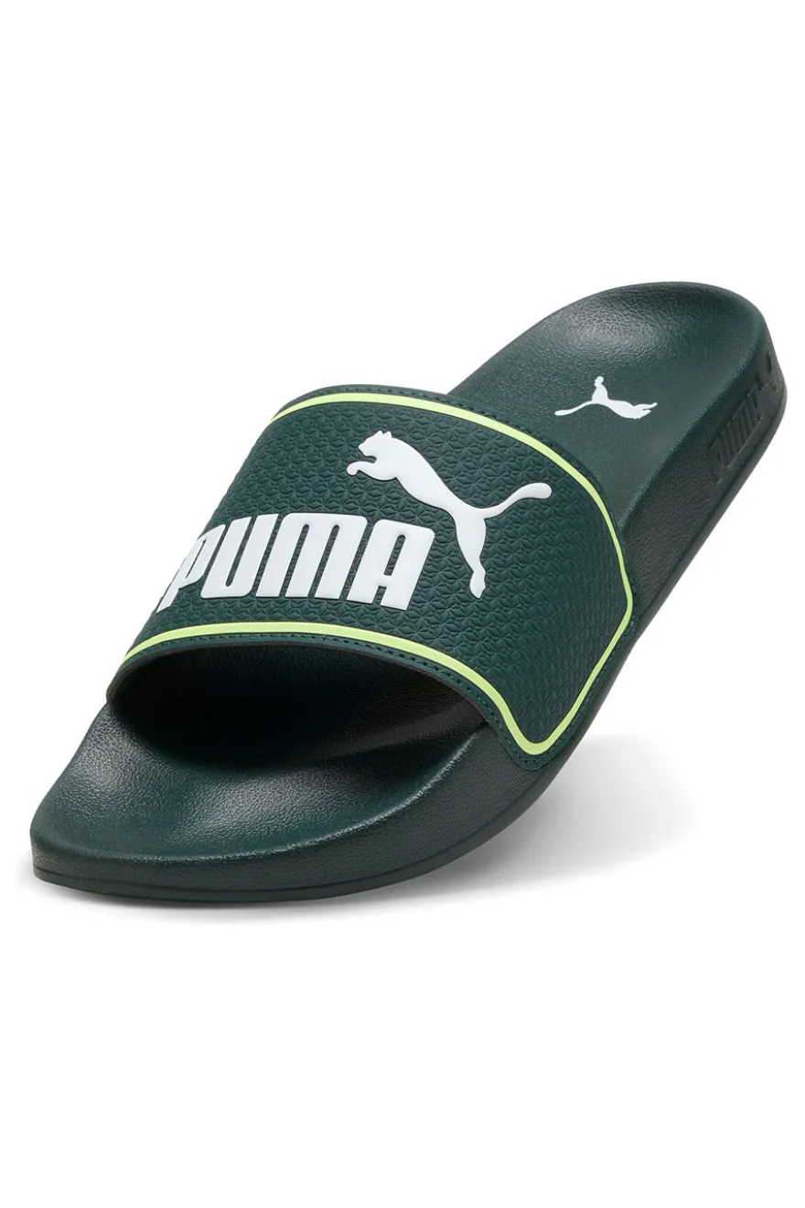 Ciabatte verde scuro con fascia imbottita Puma Leadcat 2.0