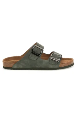 Ciabatte Verdi con Doppia Fibbia Superga S11U171