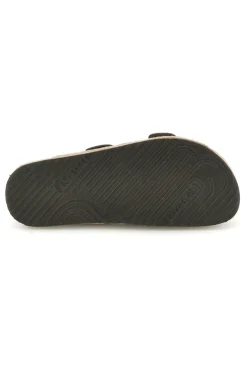 Ciabatte verdi con doppia fascia regolabile e suola platform Superga S11T228