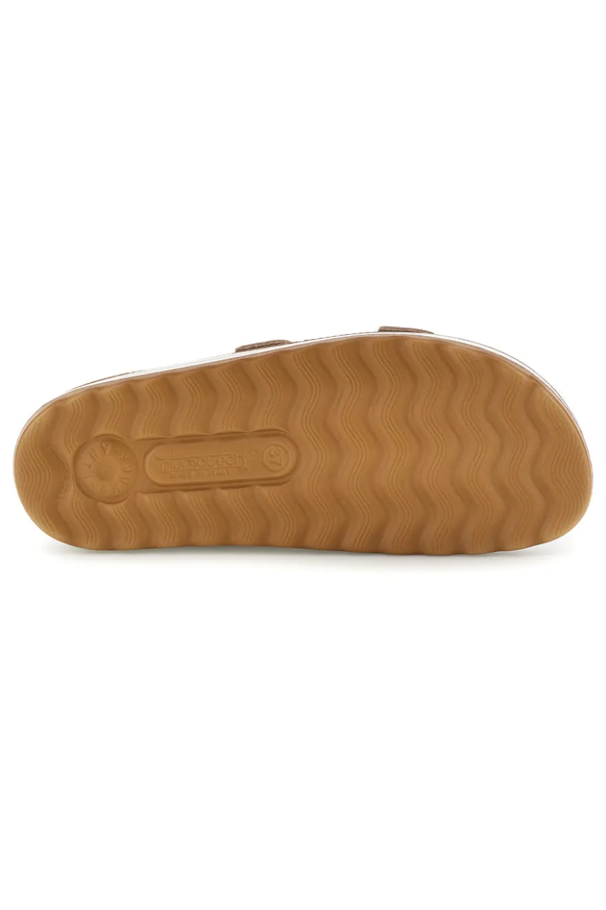 Ciabatte verdi con plantare anatomico e suola Plumatech Fly Flot 9077077ZZ