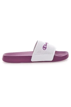 Ciabatte Viola con Fascia Bianca CHAMPION DTN21 G PS