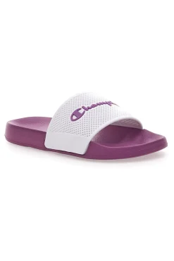 Ciabatte Viola con Fascia Bianca CHAMPION DTN21 G PS