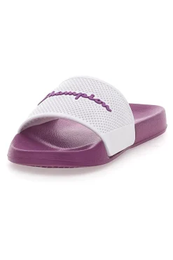 Ciabatte Viola con Fascia Bianca CHAMPION DTN21 G PS