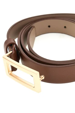 Cintura marrone con fibbia rettangolare First lady WIS 0149 G