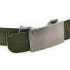 Cintura Verde Militare in Tessuto con Fibbia Automatica Indigeno Metropolitano PITTF63-A