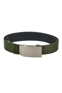 Cintura Verde Militare in Tessuto con Fibbia Automatica Indigeno Metropolitano PITTF63-A